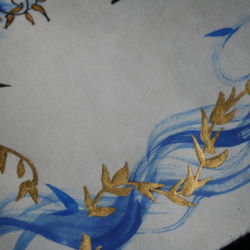 Feuille d'Or sur papier Kozo